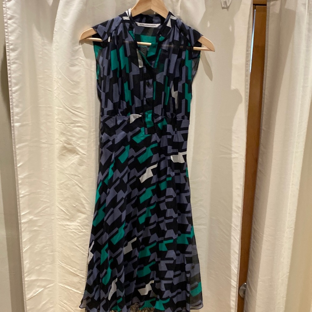 Geometric Diane Von Furtstenberg Dress